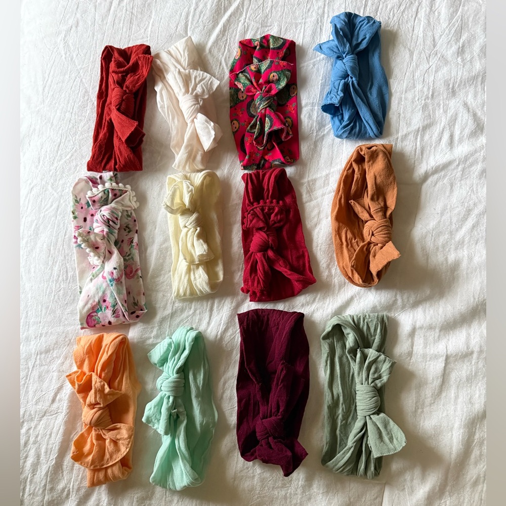 Set of 12 Baby Bling Bows